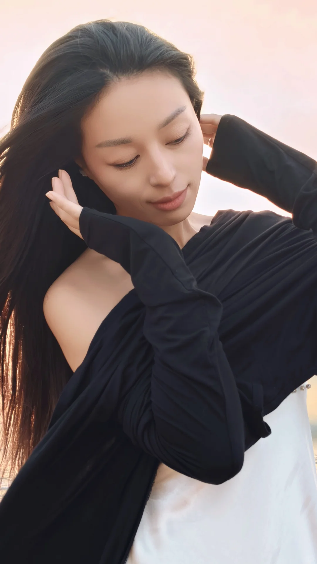 吹到她的风里，都带着春天的味道🌸