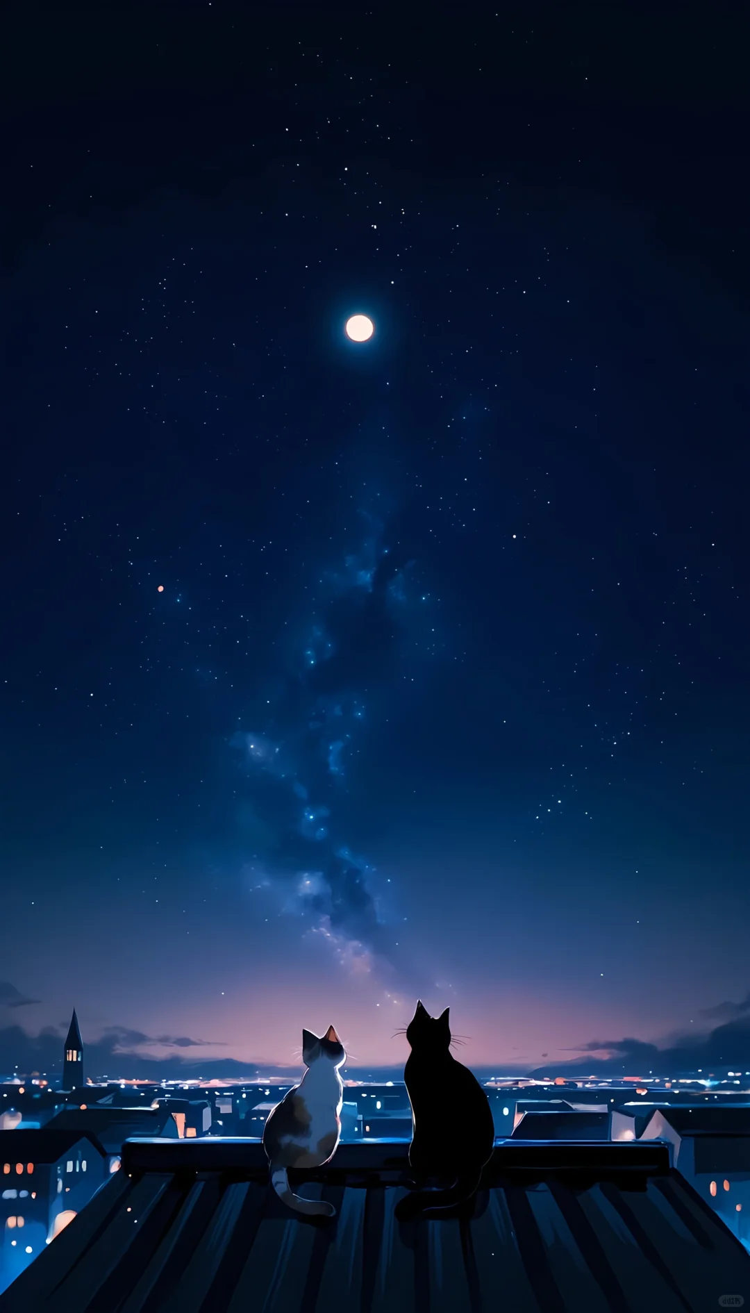 睡前壁纸：猫猫ฅ՞•ﻌ•՞ฅ