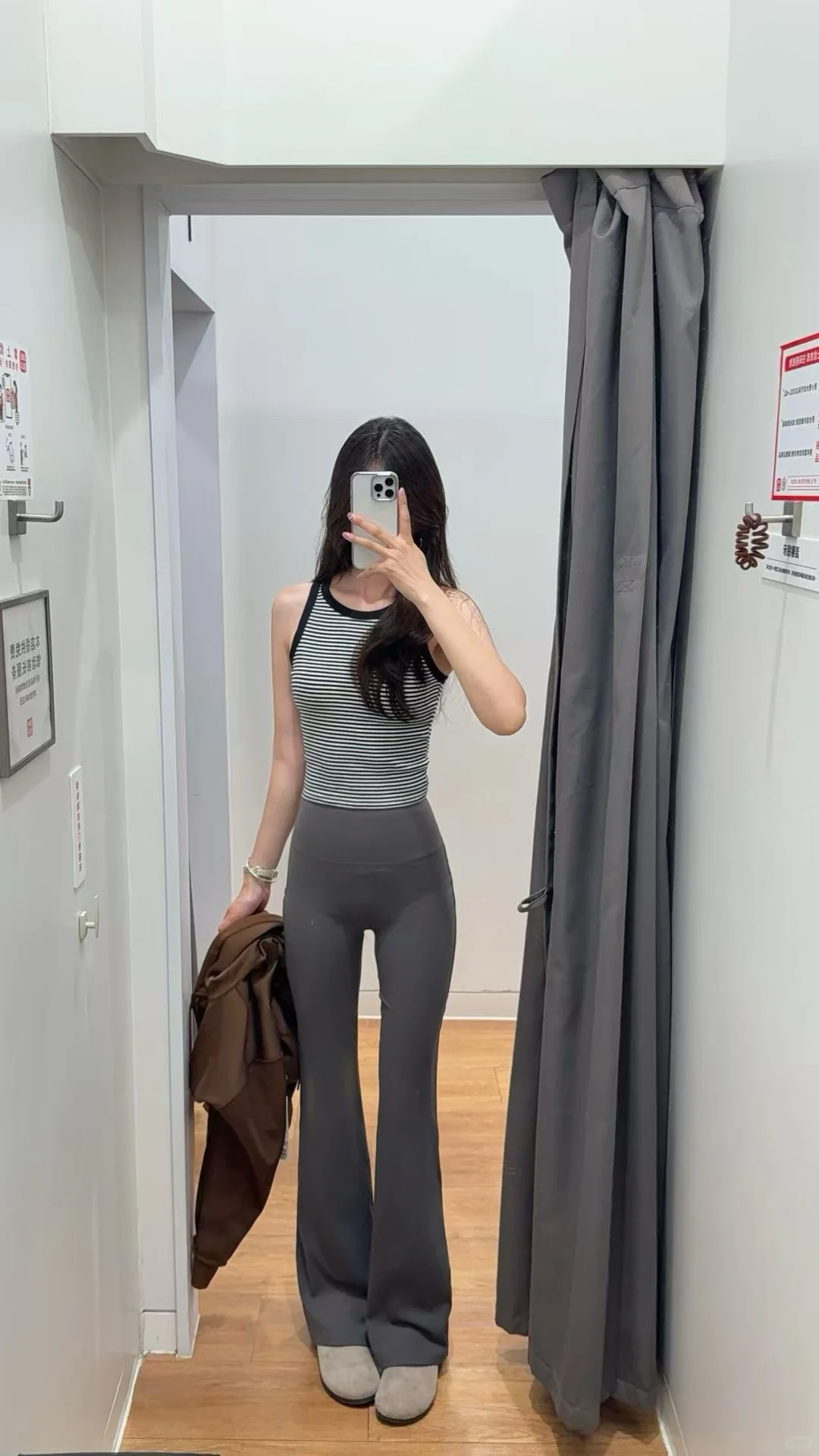 All black🖤显高显瘦绝绝子！微喇裤天菜