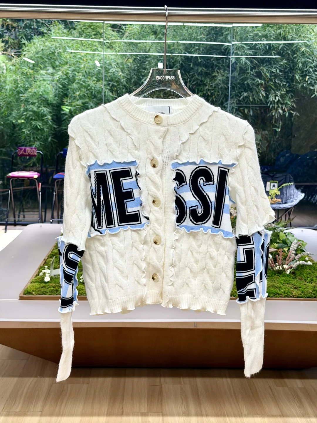 上海Blokecore辣妹REMAKE柔系美式毛衣开衫