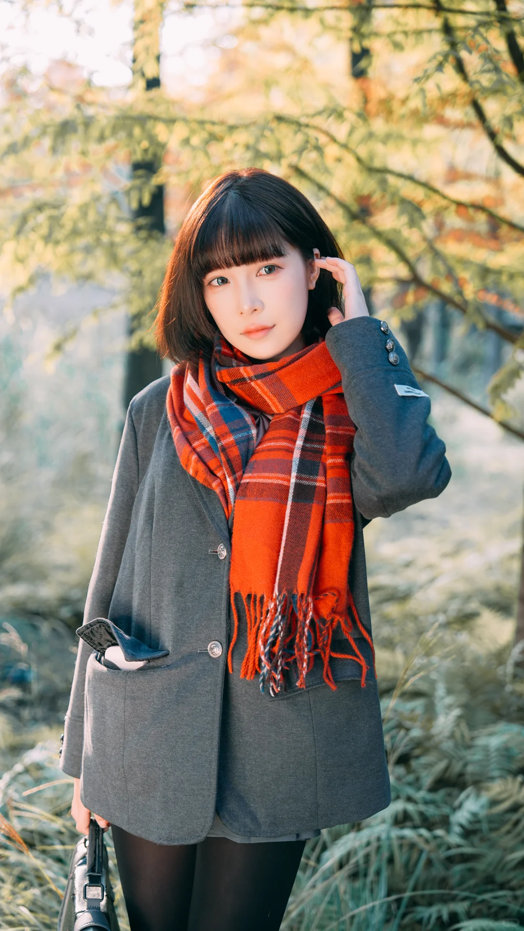 3个技巧拍爆秋日JK！公园秒变电影片场🎬