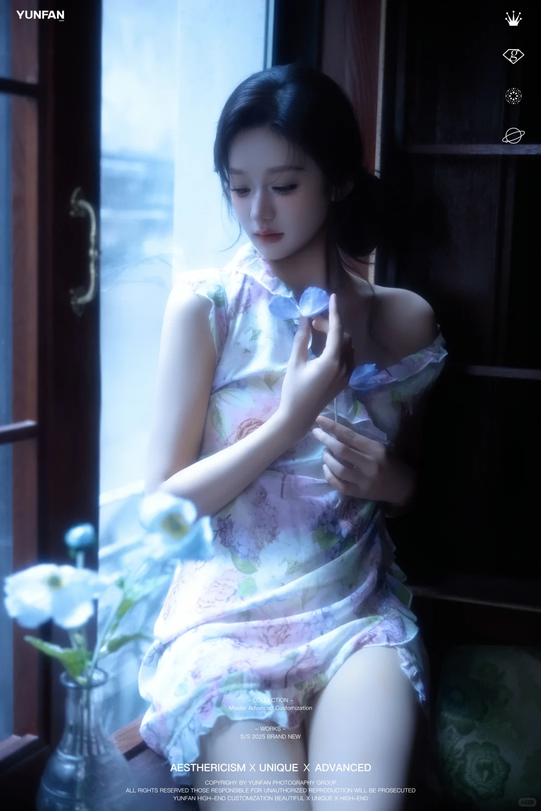 融进光影里的紫色私房写真🍇