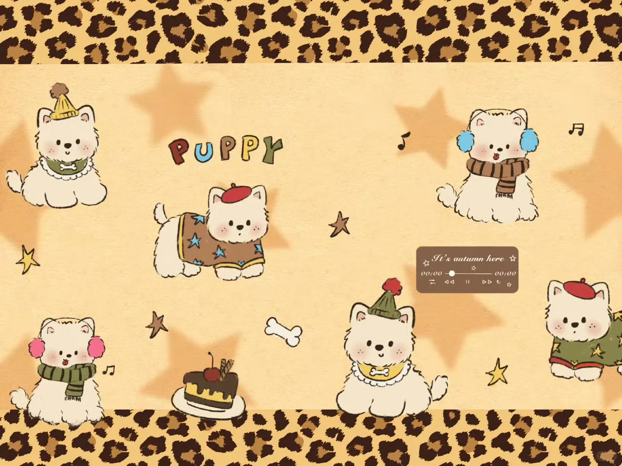 秋日复古iPad 壁纸来啦