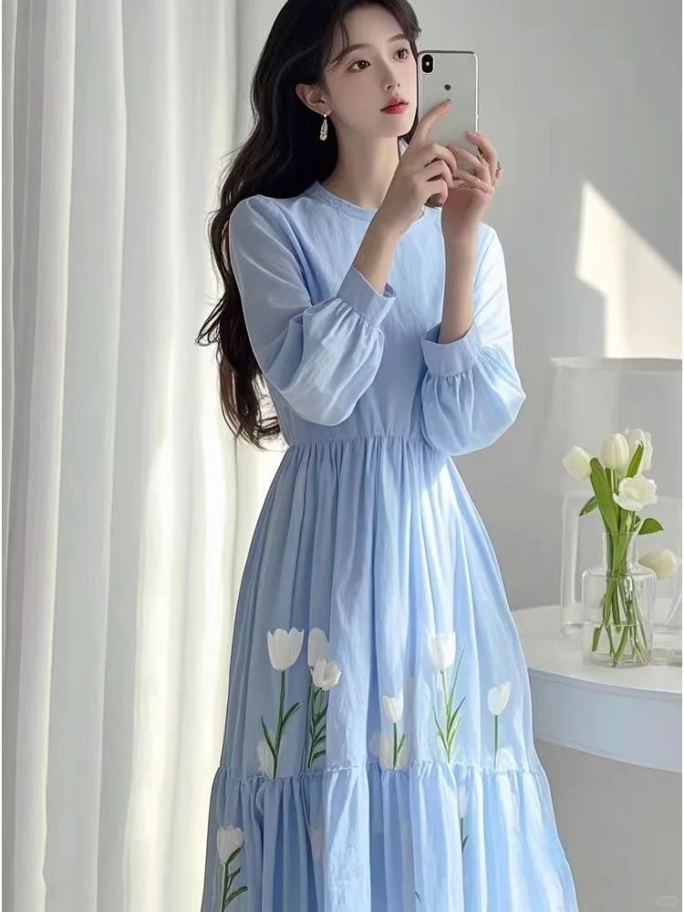 阳光正好！就差一条温柔的哥弟裙了太显瘦了