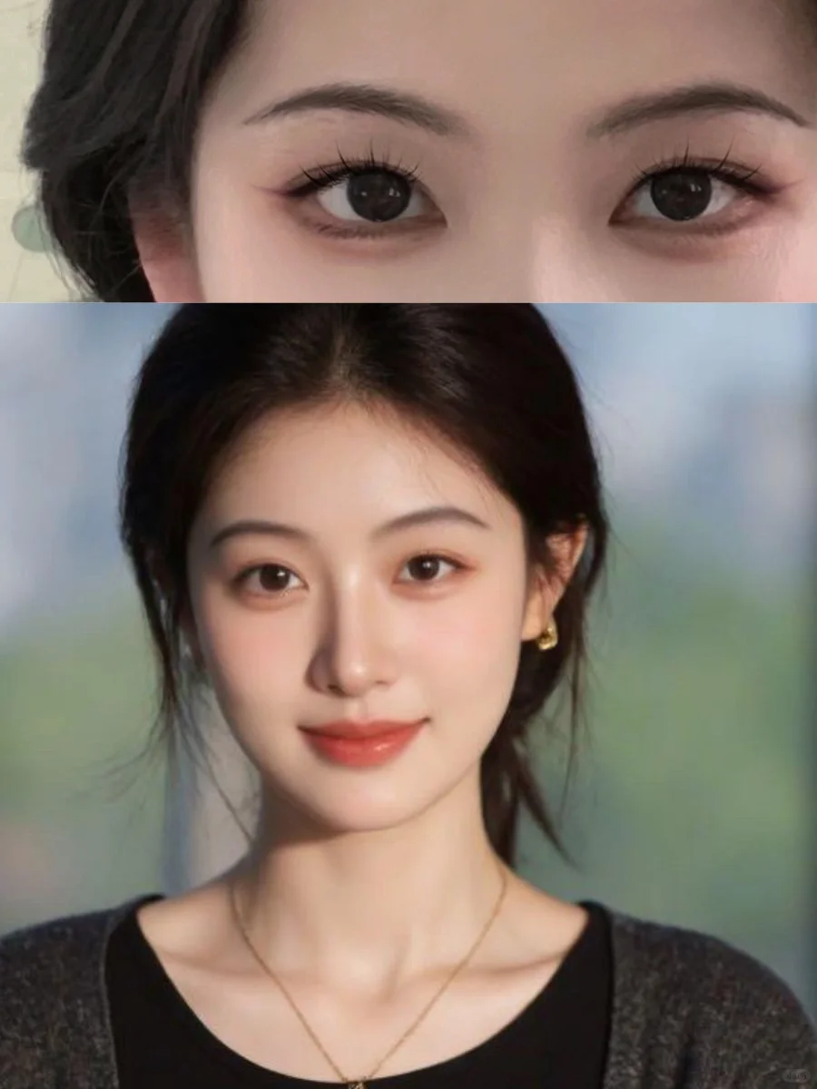 远山眉是方圆脸最好的医美！