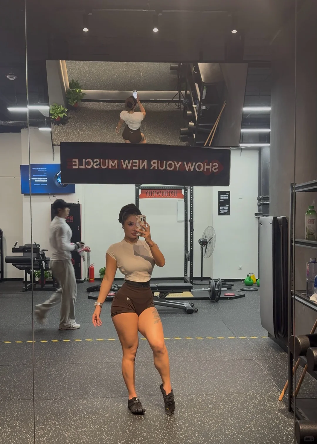 我在健身房有多火👀