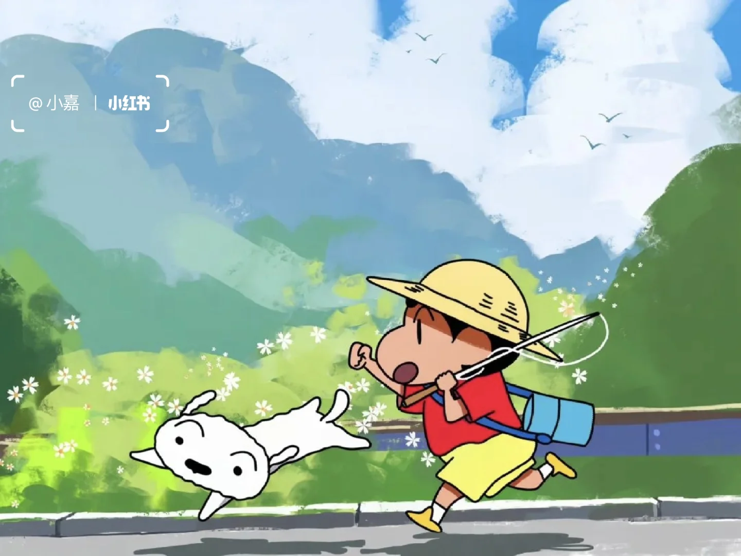 被问爆的蜡笔小新ipad壁纸