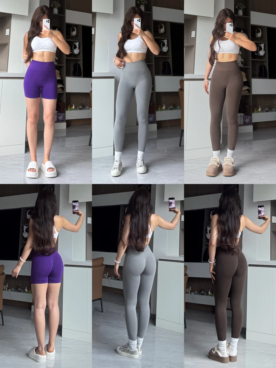 168/59 FRESOUGHT蜜桃裤/云朵裤上身试穿