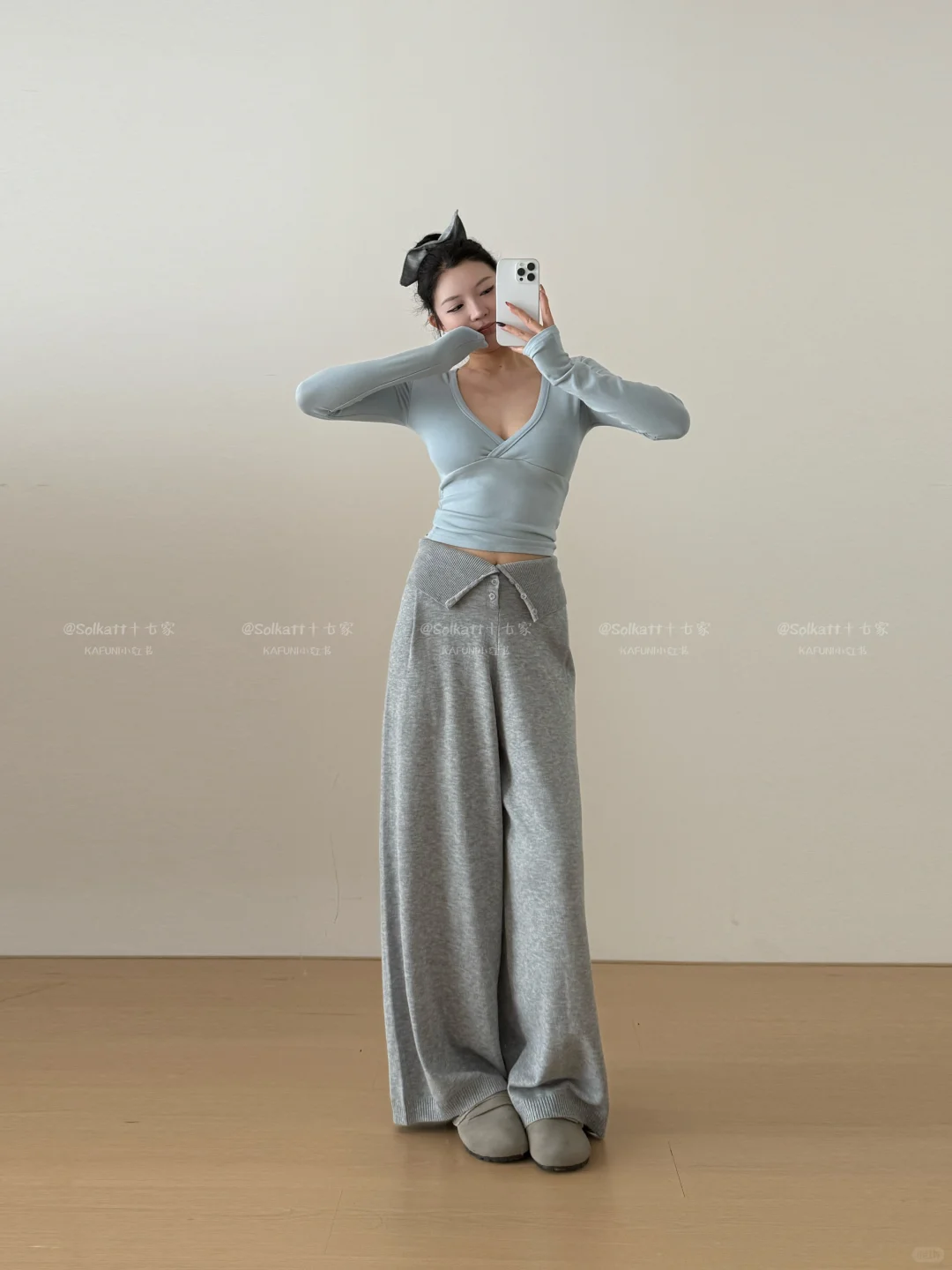 11.24上新｜秋冬必入神裤 翻边针织阔腿裤