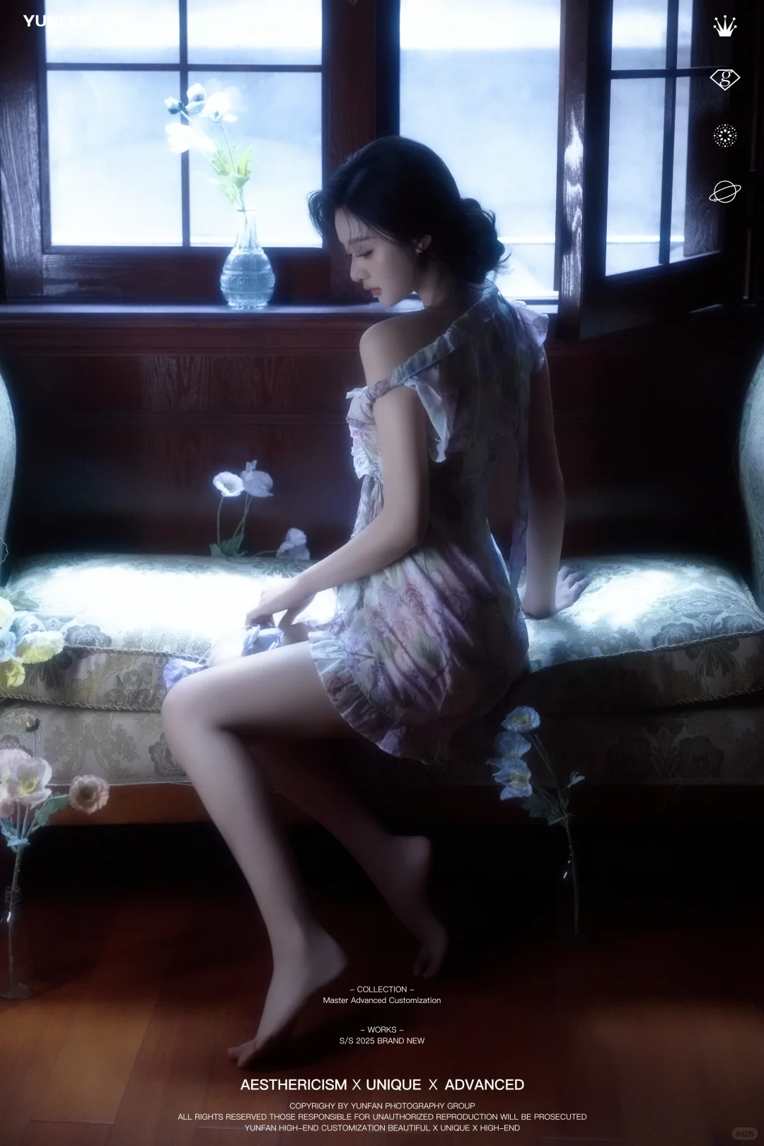 融进光影里的紫色私房写真🍇