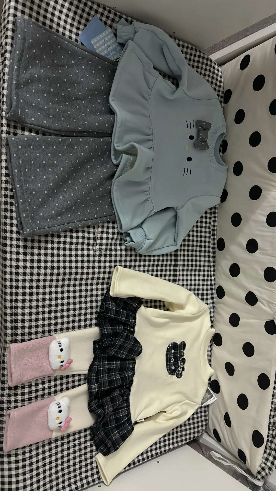 ➗全新100码秋冬女宝衣服裤子毛衣套装裙子➗