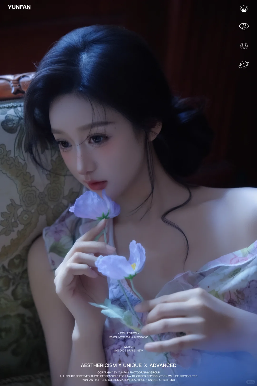 融进光影里的紫色私房写真🍇