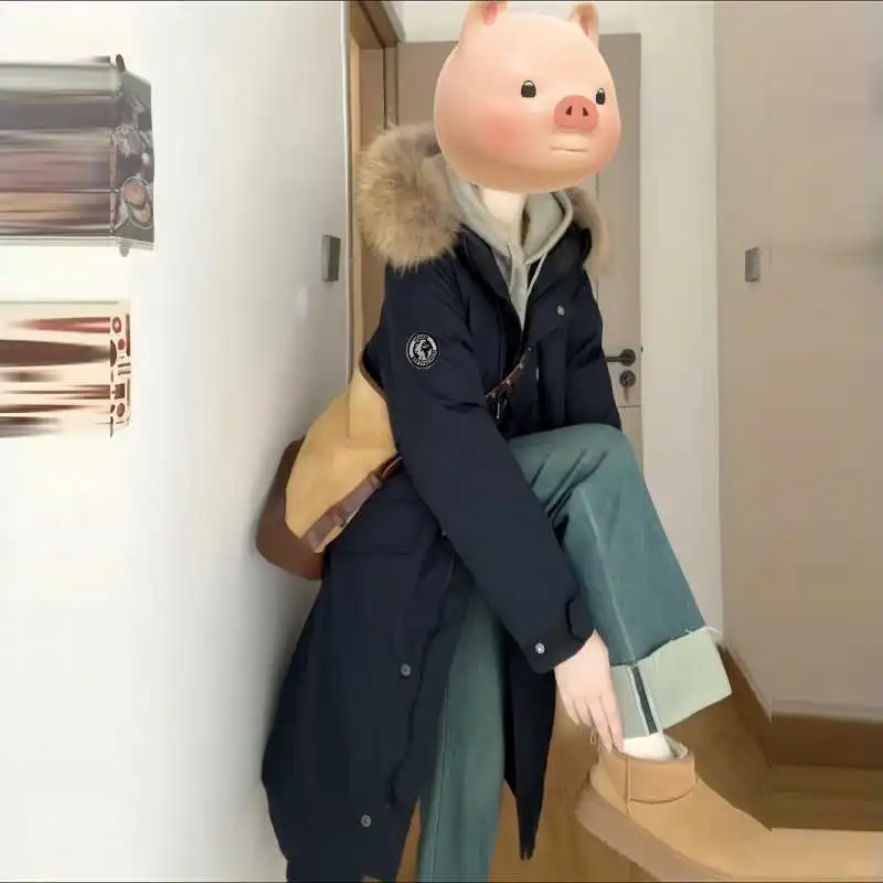 长款羽绒棉服女2025新款｜冬日里的韩系复古浪漫