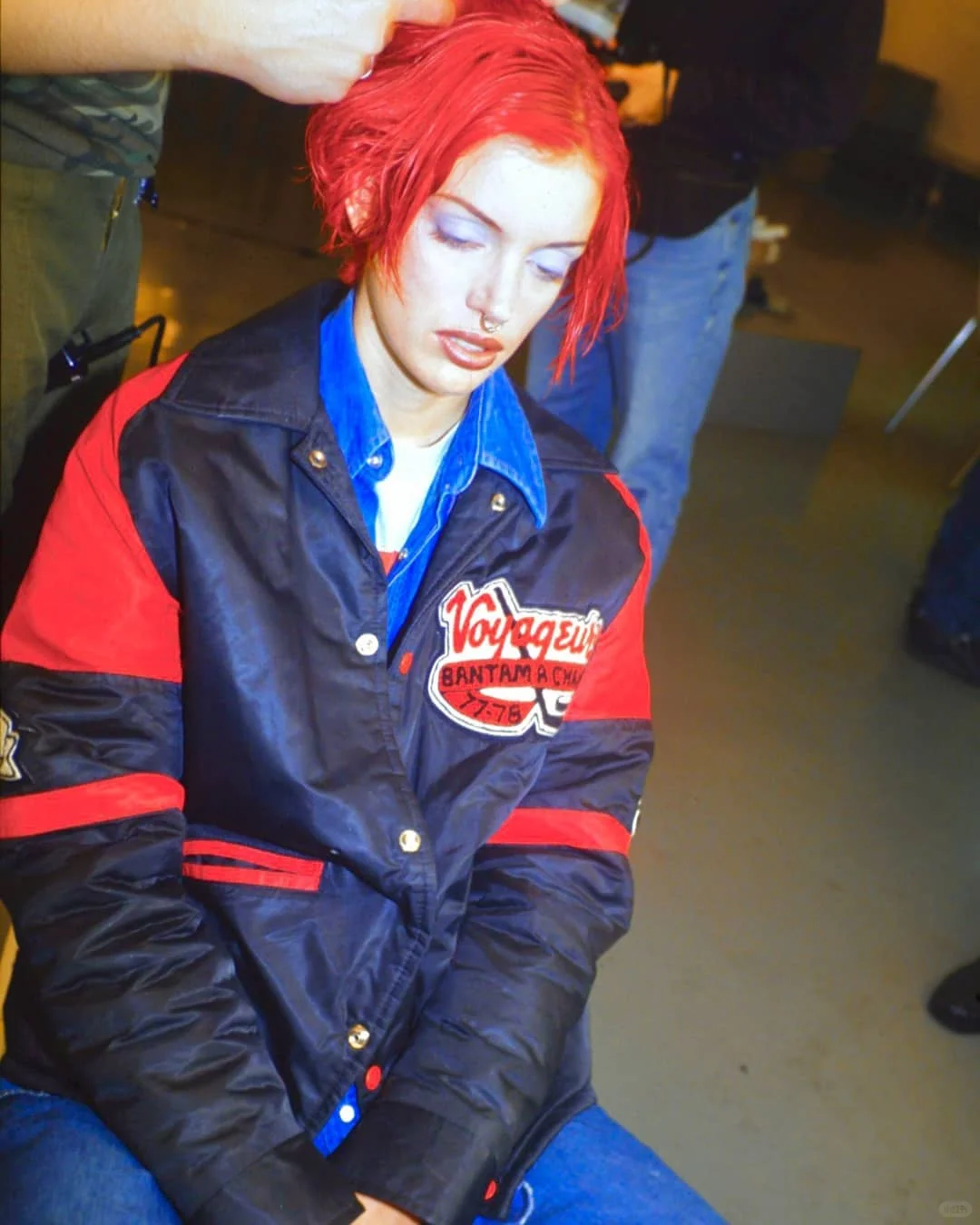 90s模特下班后的抓拍瞬间