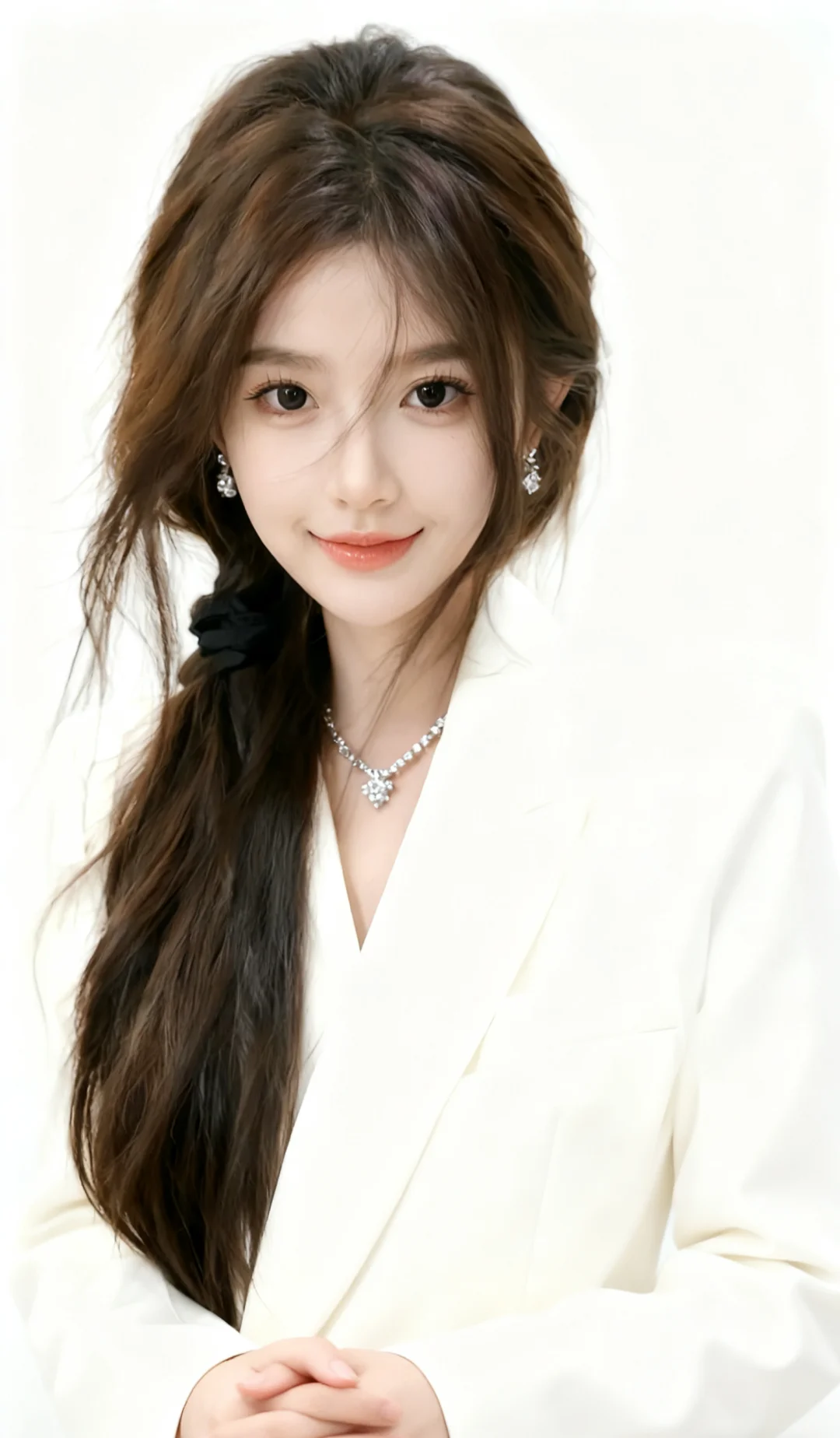 优雅格调：纯白西装的魅力瞬间