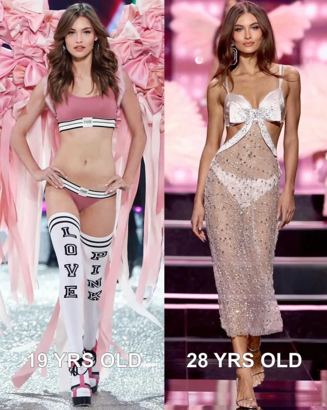 太自律了👍维密们的今时昔日