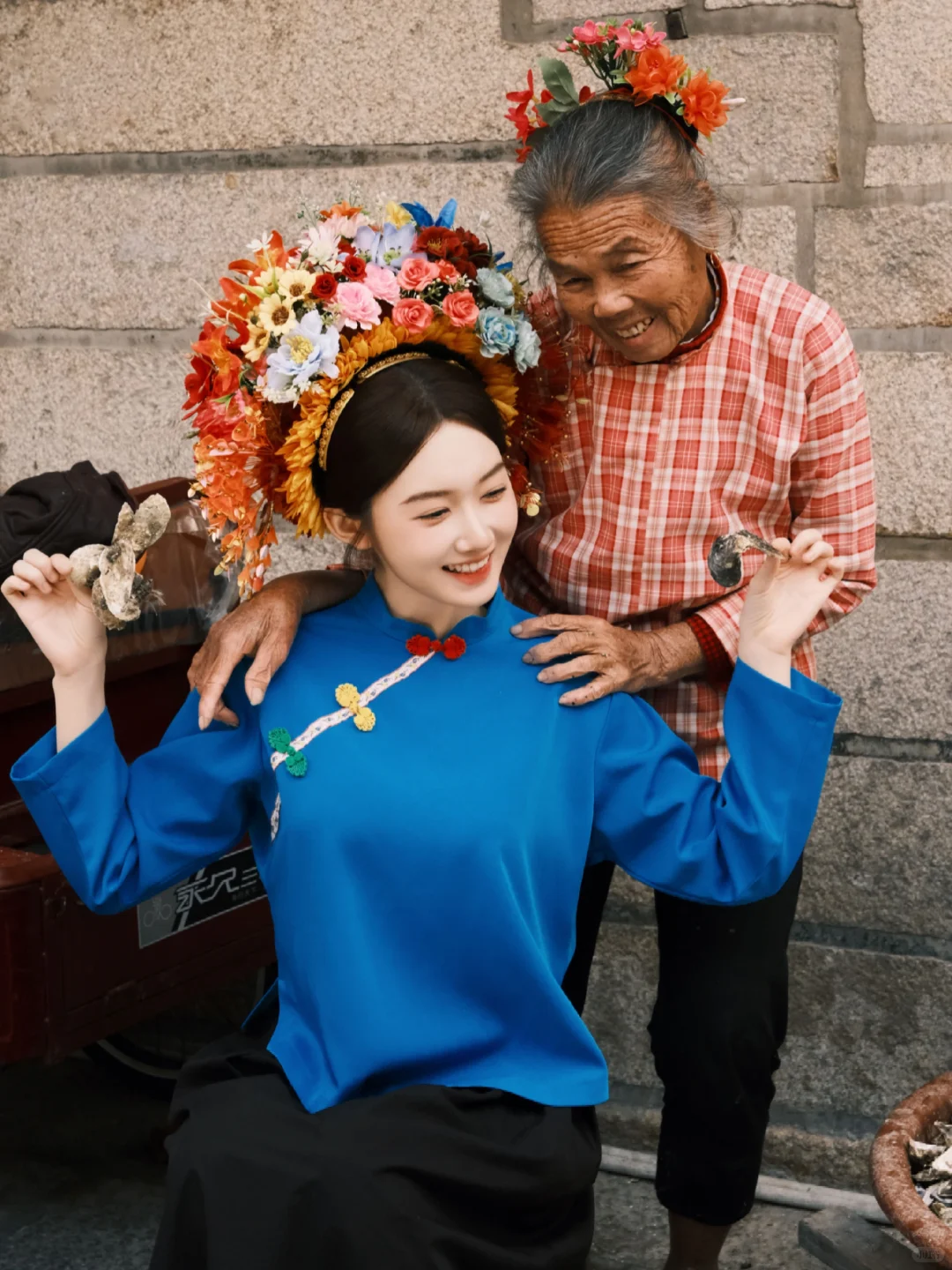 “花因色美 我因花娇”来泉州当一天蟳埔女~