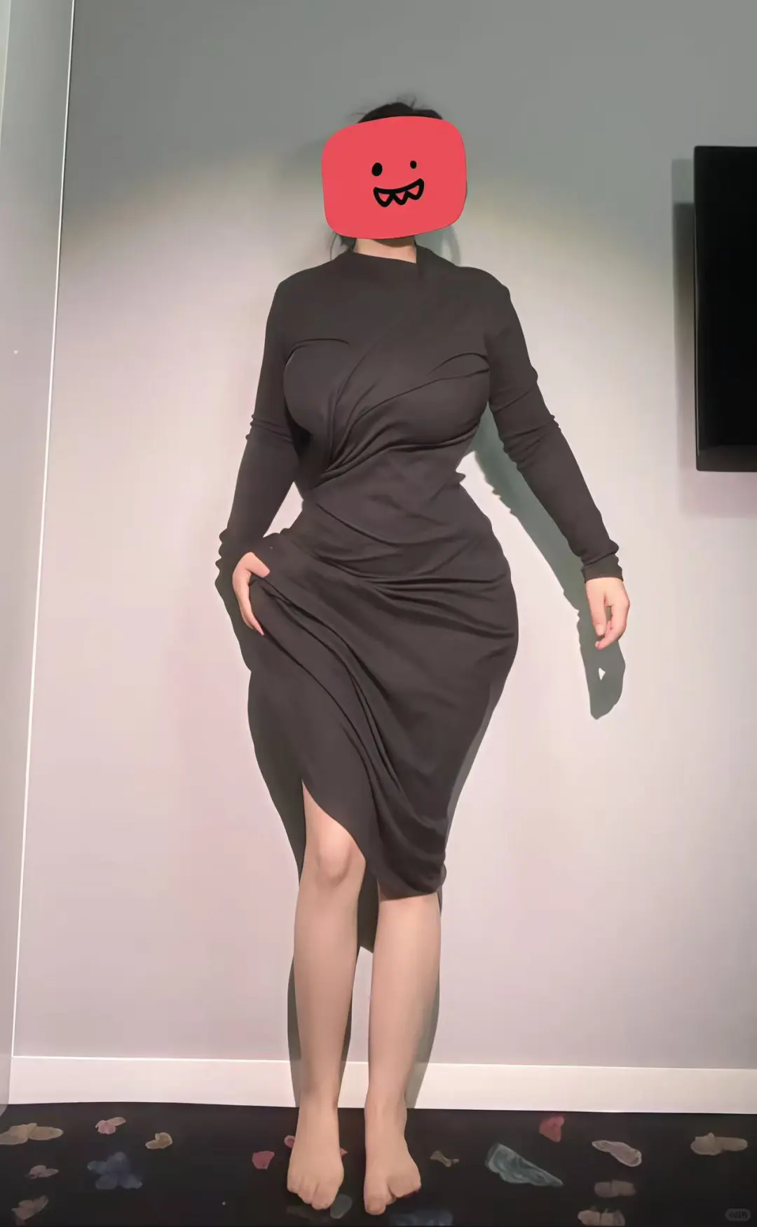 当我拍出了身体的曲线！