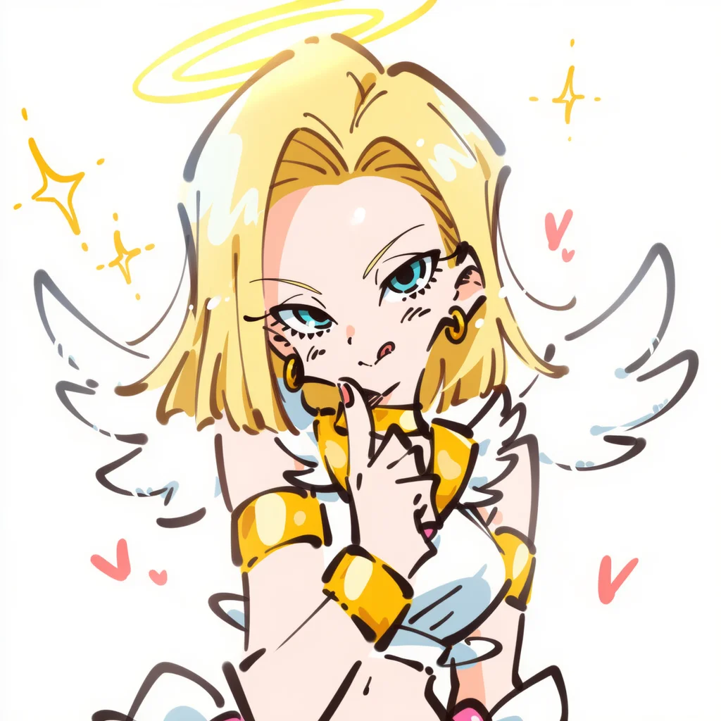 吊带袜天使风格的人造人18号头像