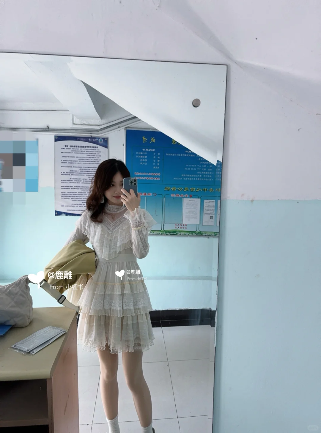 167cm 92斤女生对镜拍