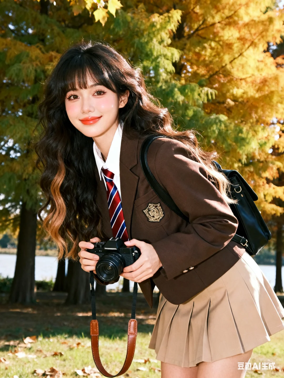 秋冬jk写真📸(附豆包指令)