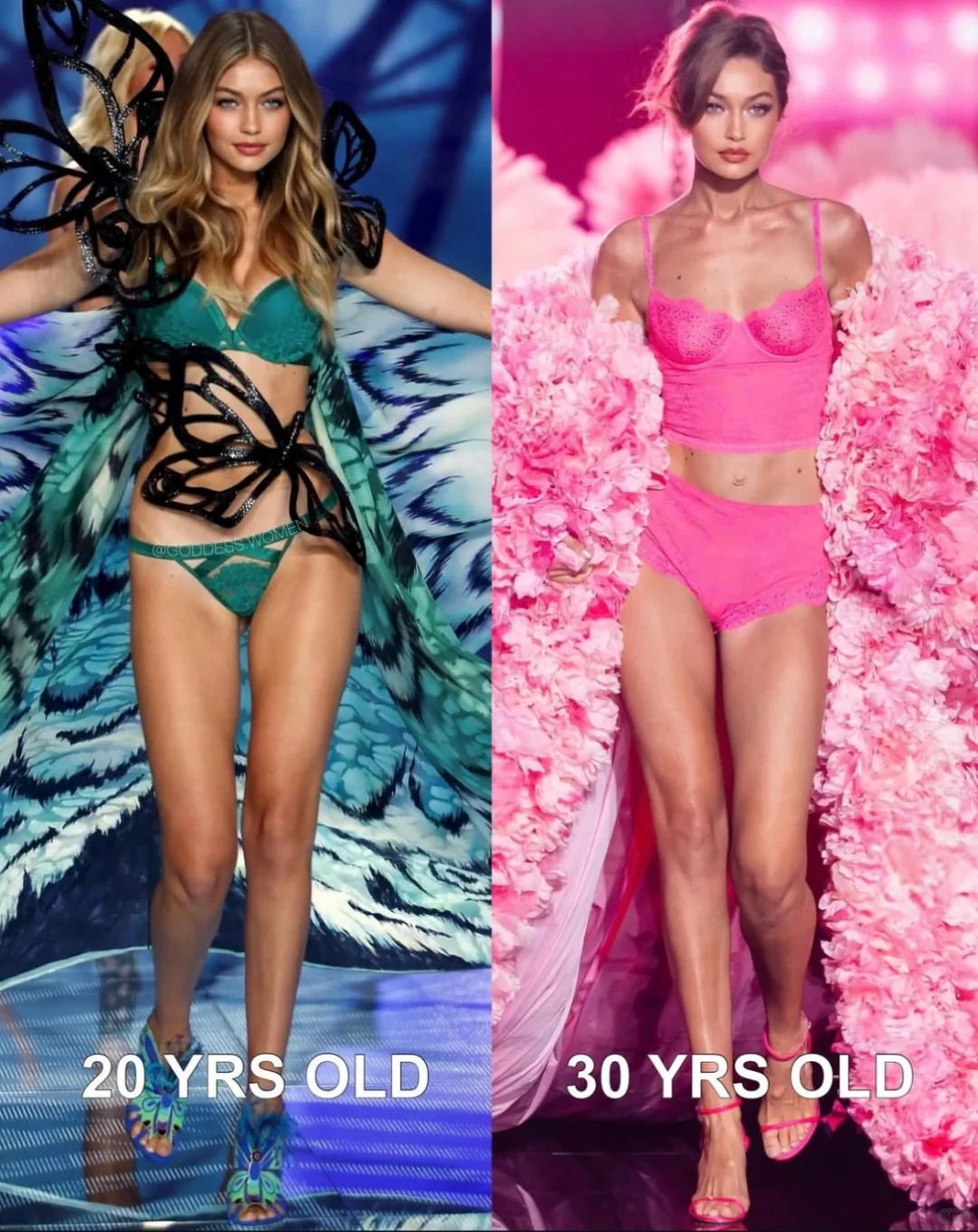 太自律了👍维密们的今时昔日