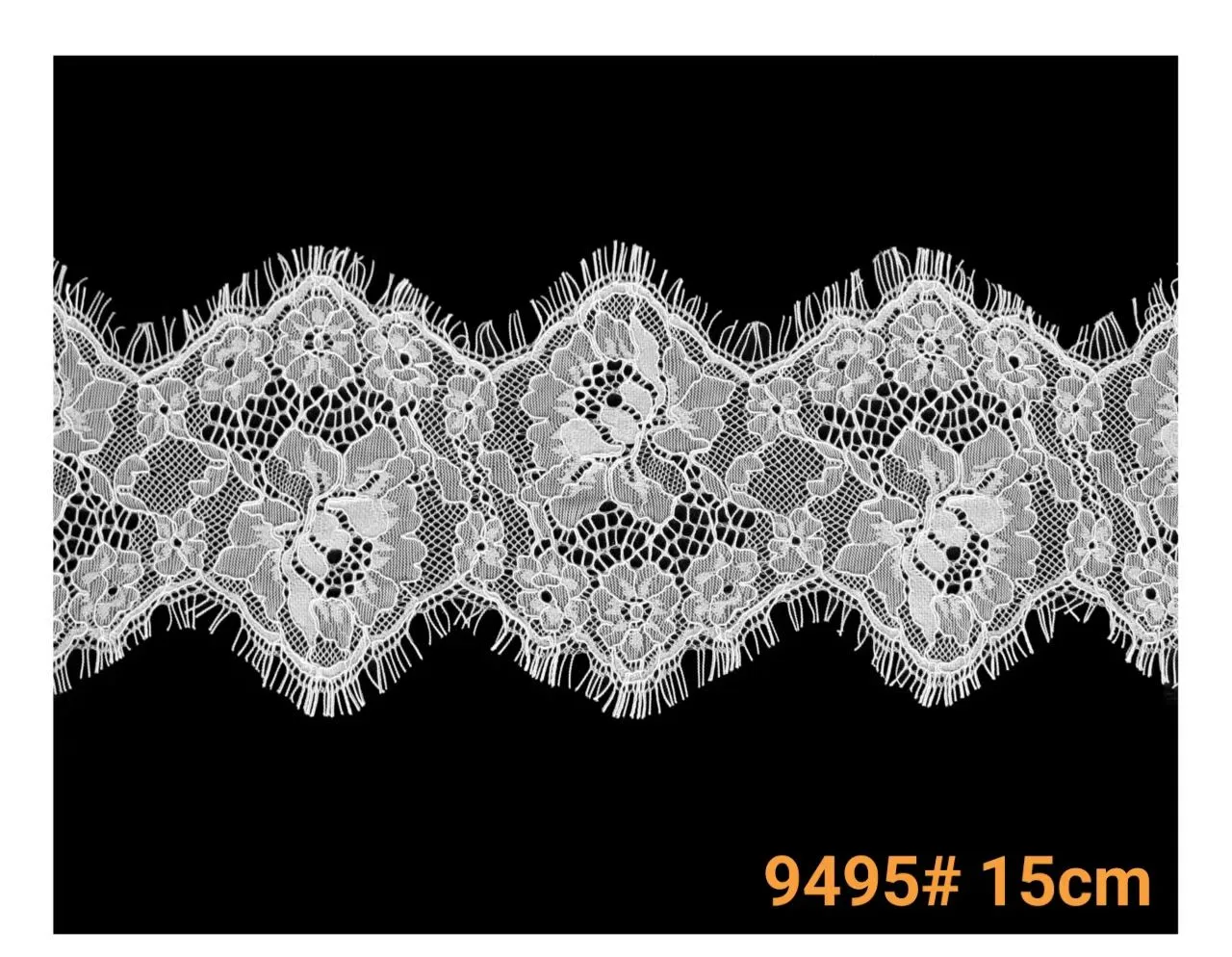 锦棉股线睫毛蕾丝