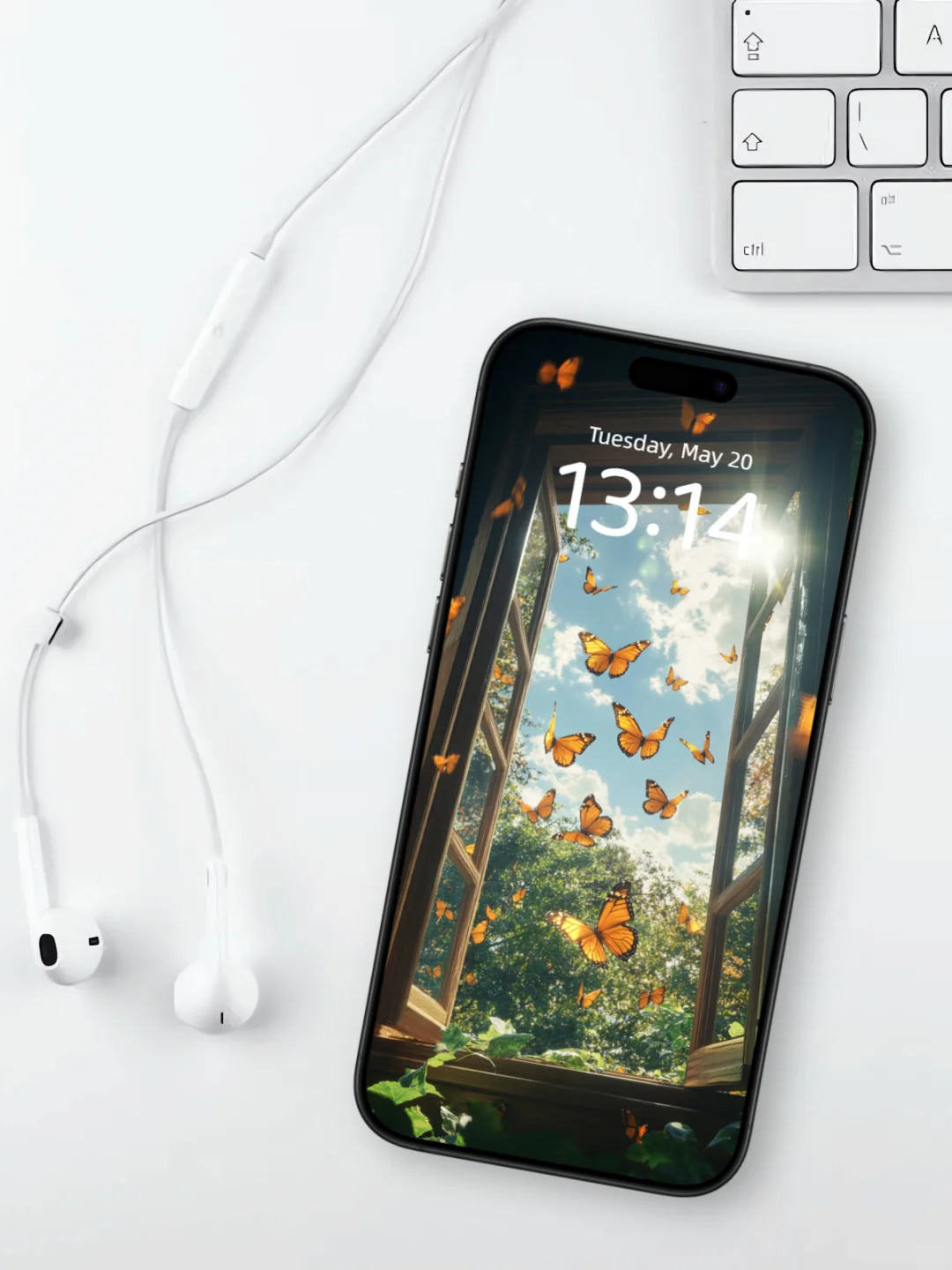 蝴蝶壁纸 l 盛夏的邂逅