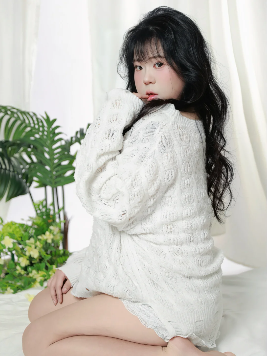 当150斤大码模特尝试纯欲风❗️