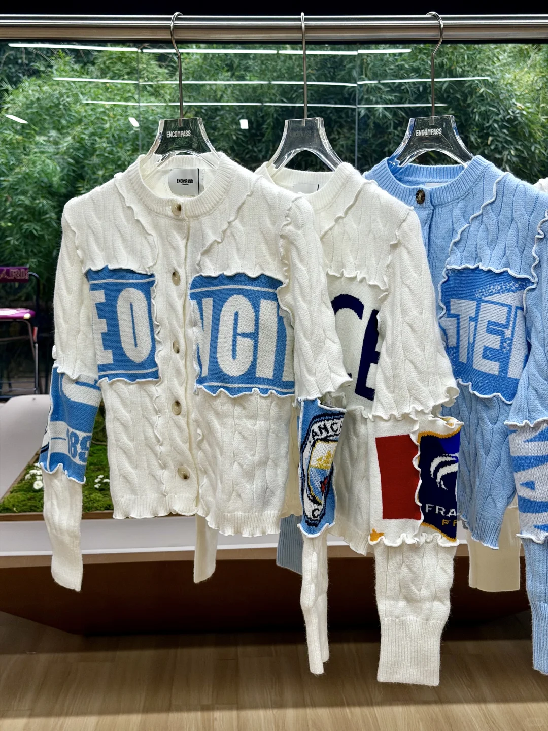 上海Blokecore辣妹REMAKE柔系美式毛衣开衫