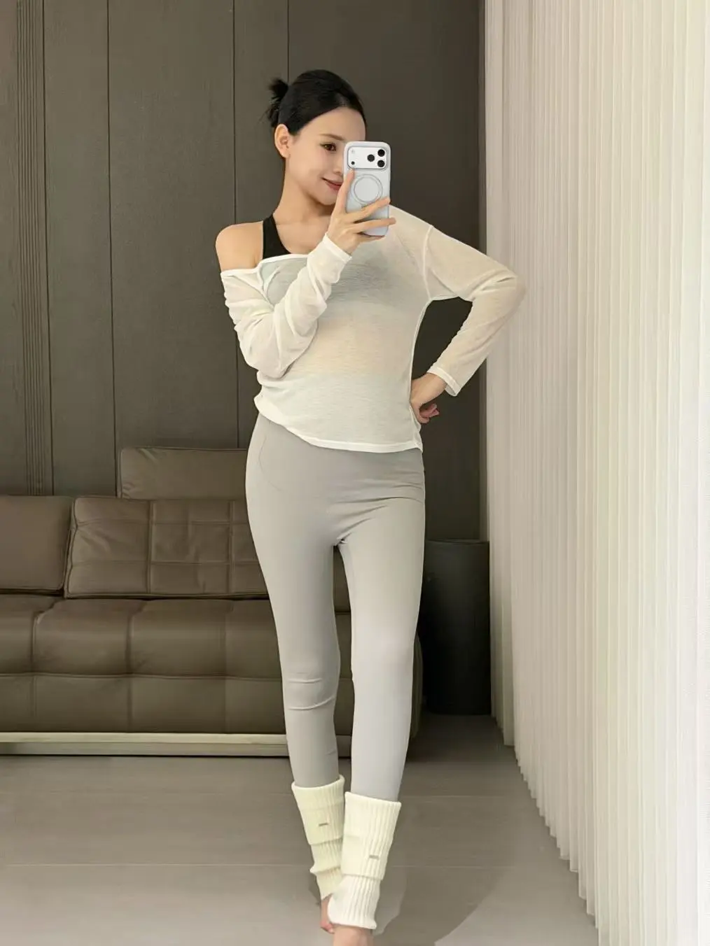 ins风孕妇托腹瑜伽裤 | 多色可选，显瘦百搭