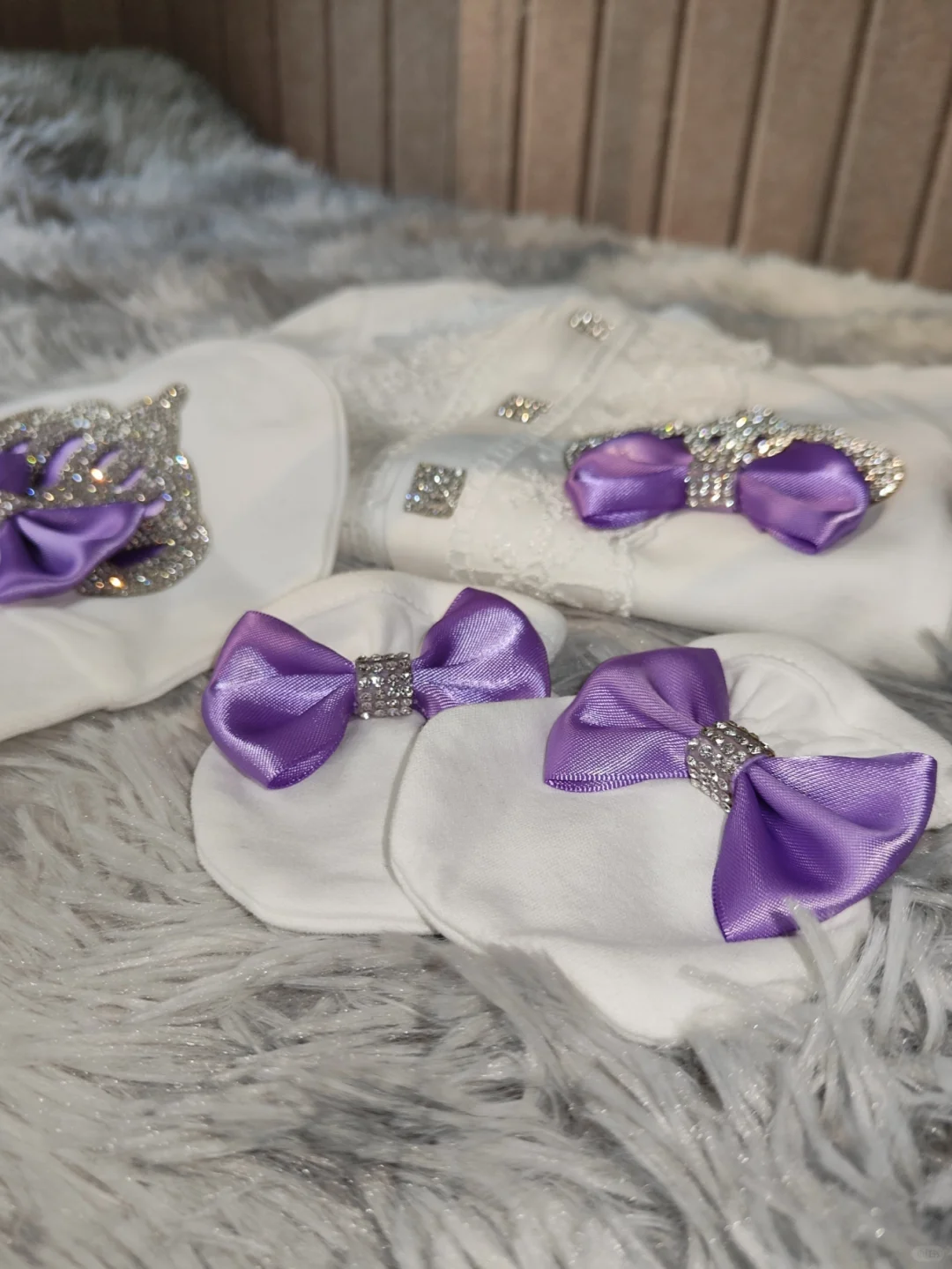 紫饰公主婴装｜甜妹精致新生套