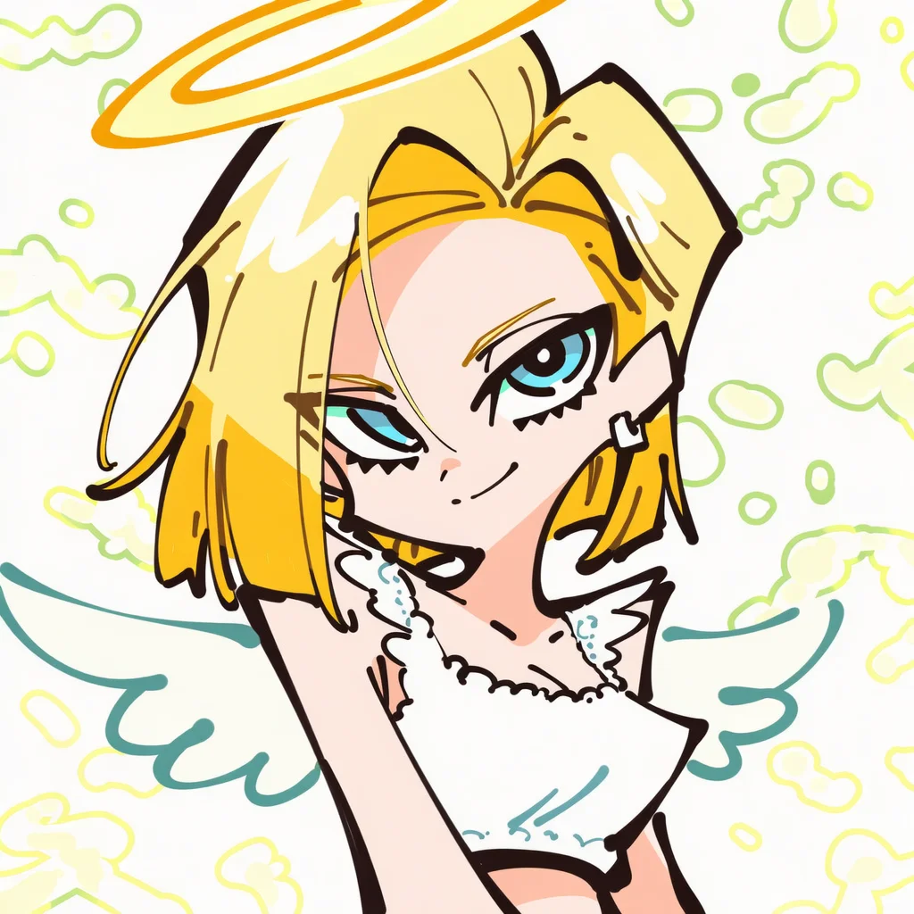 吊带袜天使风格的人造人18号头像