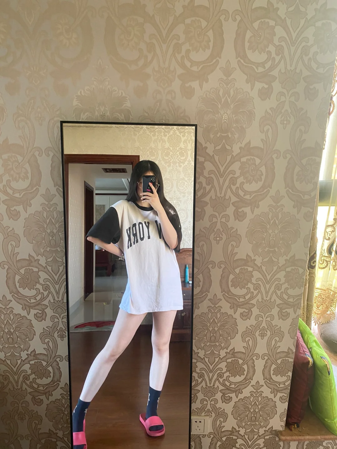 165 100 每天都觉得自己匀称的腿好美😛