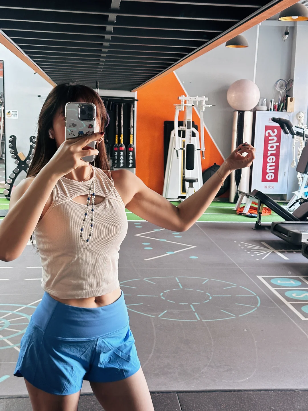 我的健身日常｜慢慢发现肌肉线条逐渐明显💪