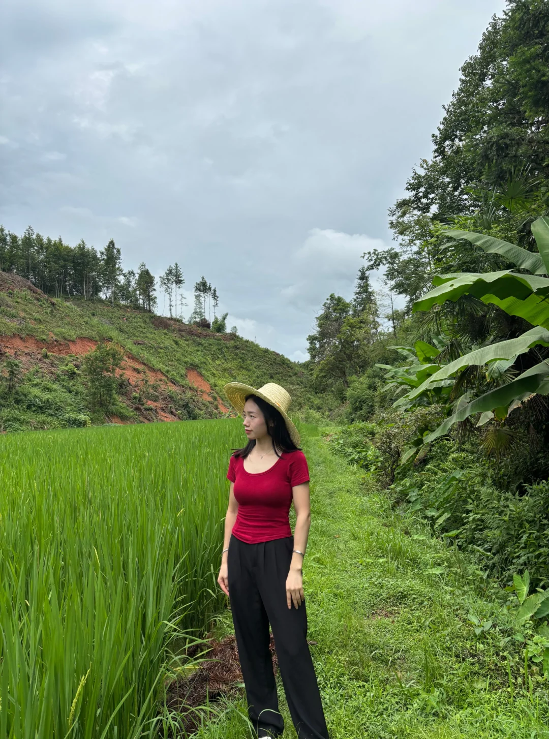 走在乡间的小路上，仿佛回到了小时候