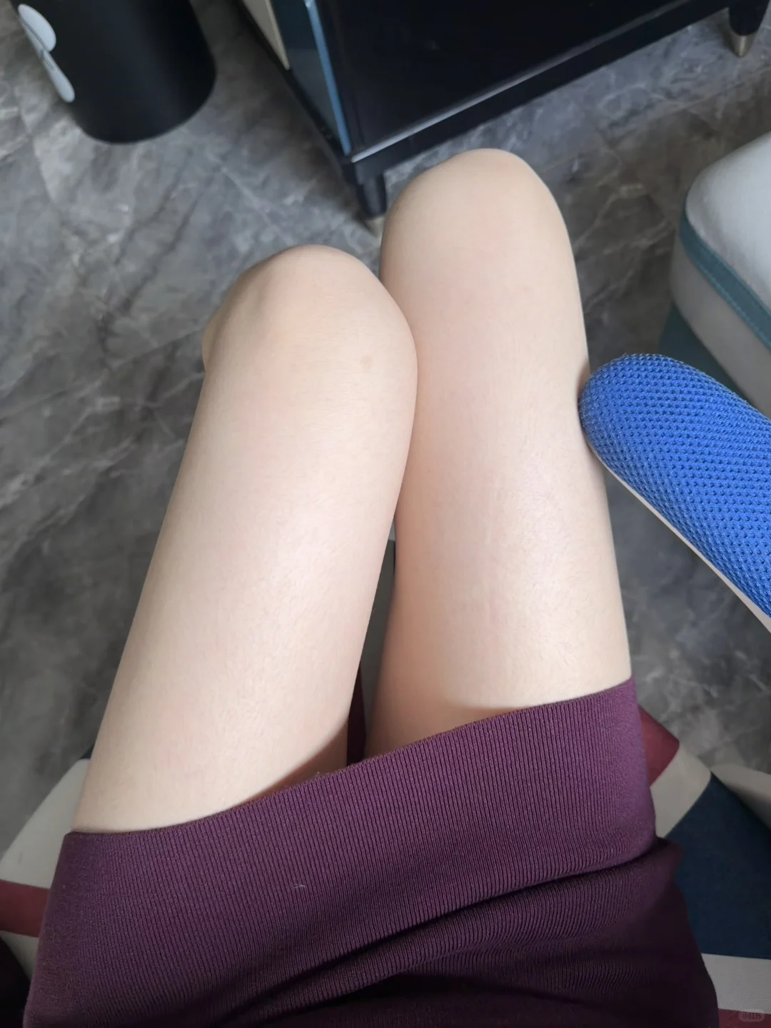 嫩到反光！忍不住摸自己腿800次！！