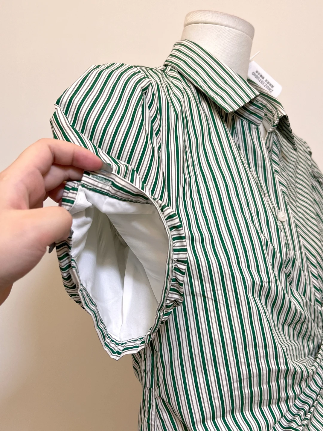 29捡漏！工作室单！韩系抹茶绿收腰polo连衣裙