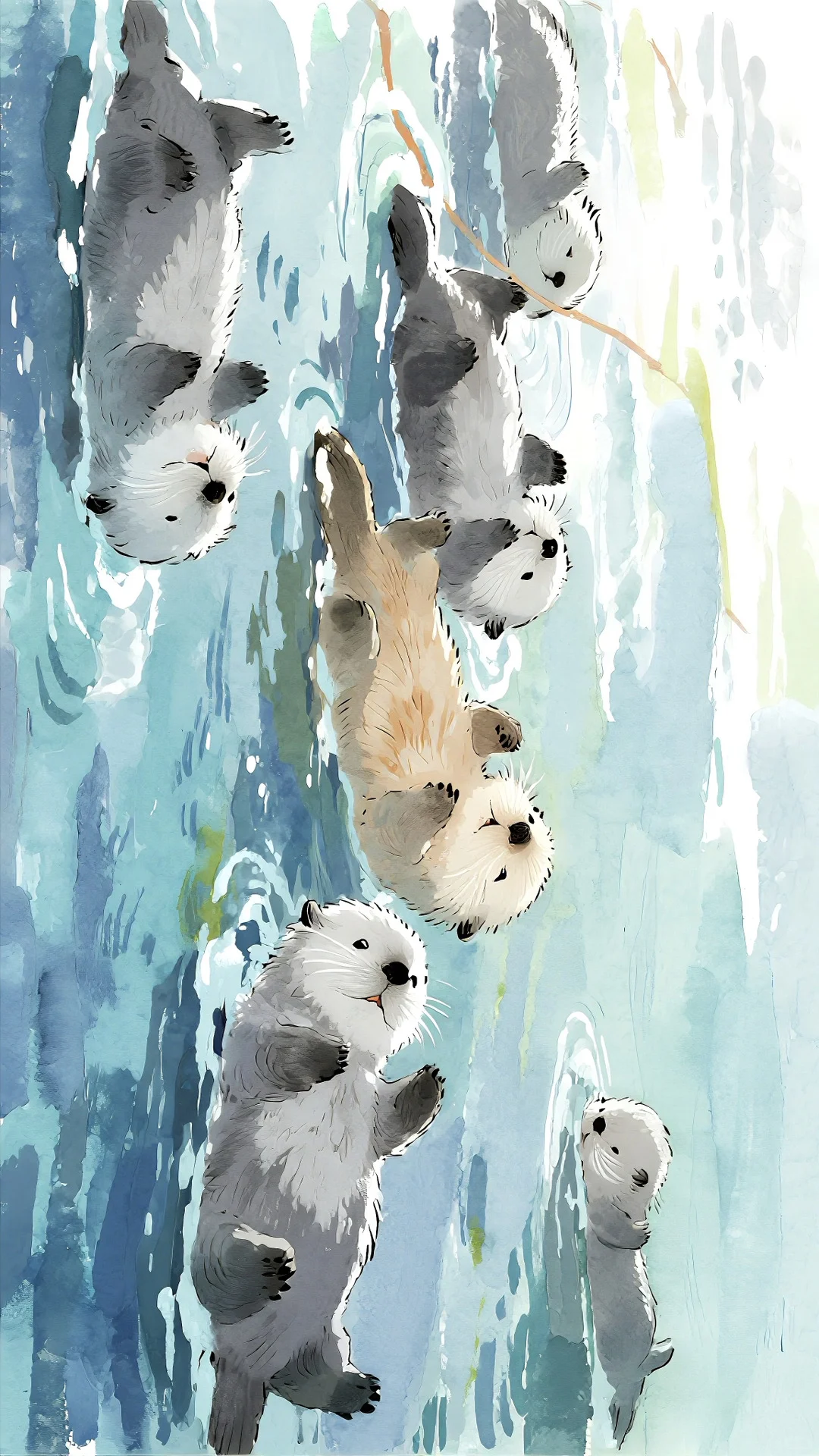 把手机往左边👈倒一下再看看呢