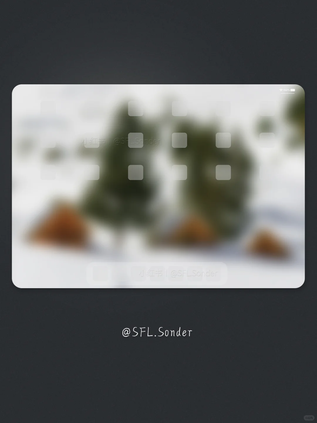 “雪地小屋·有你的冬天才浪漫.”平板壁纸