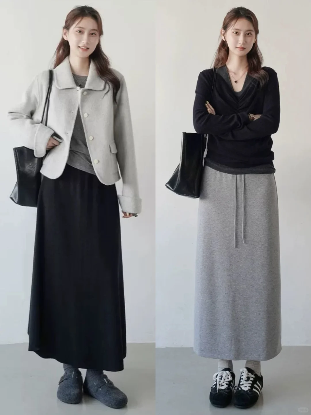 秋日穿搭抄作业！韩系慵懒叠穿起床少纠结