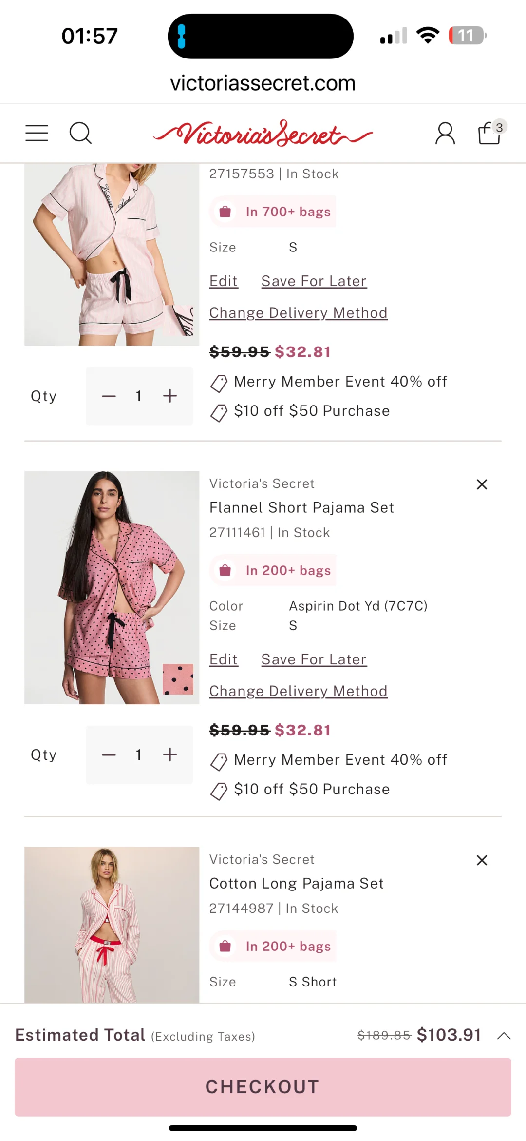 美国黑五100🔪买了三套睡衣