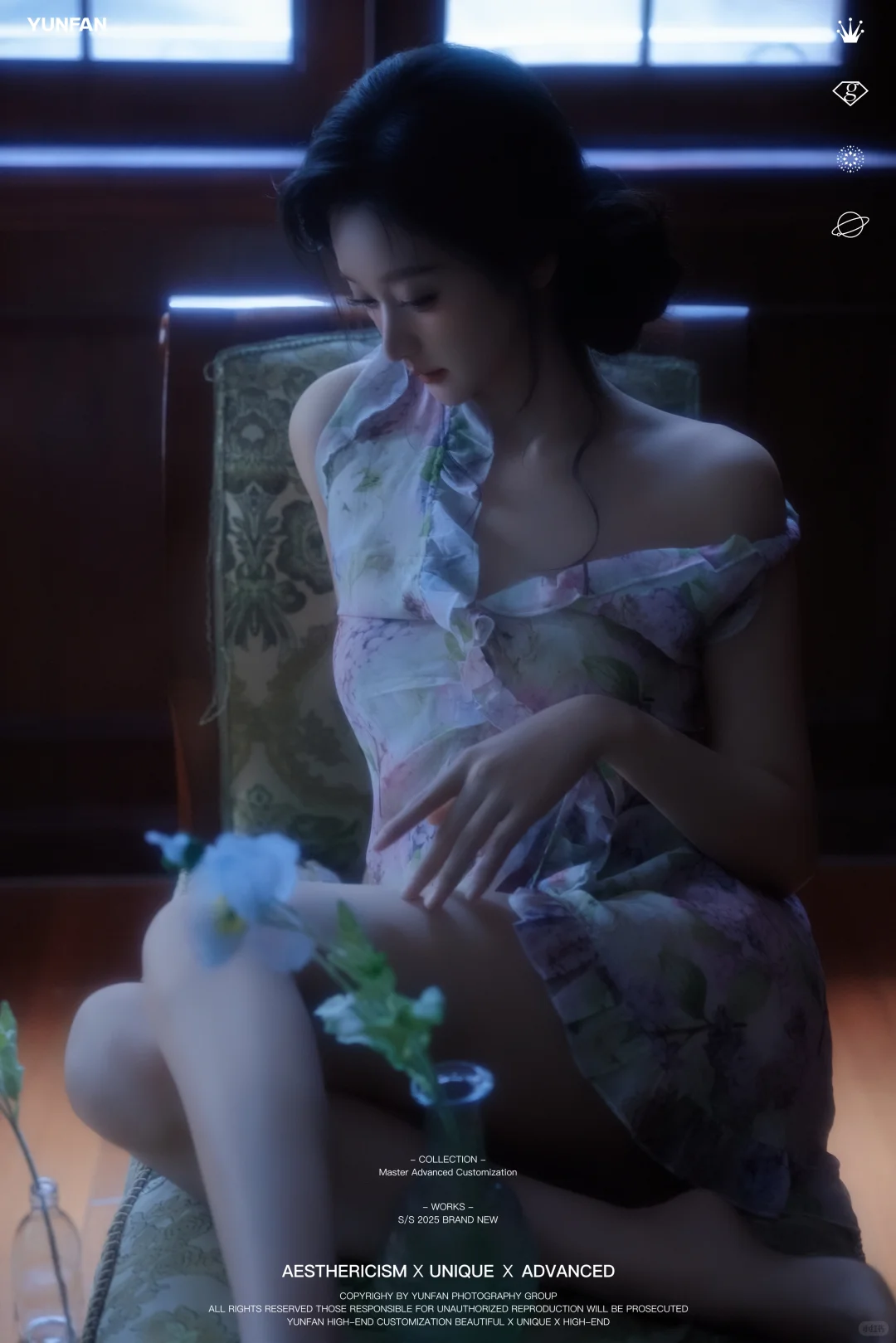 融进光影里的紫色私房写真🍇