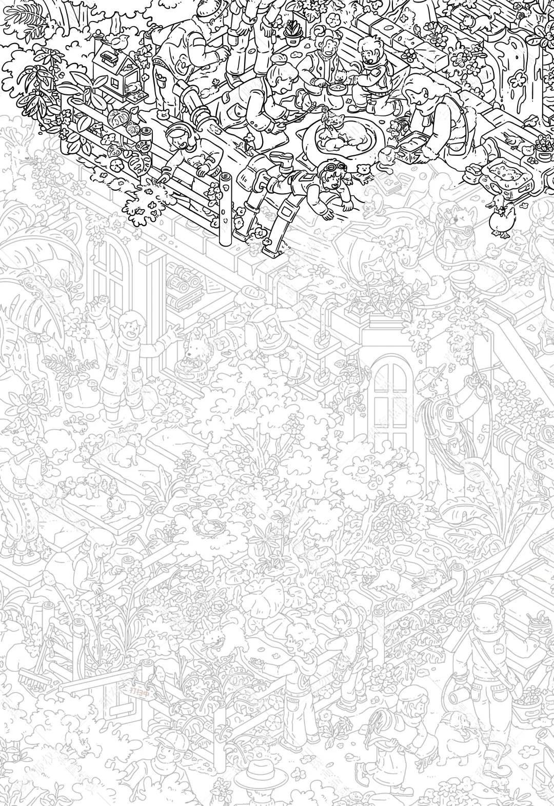 挑战地狱级线稿的一天