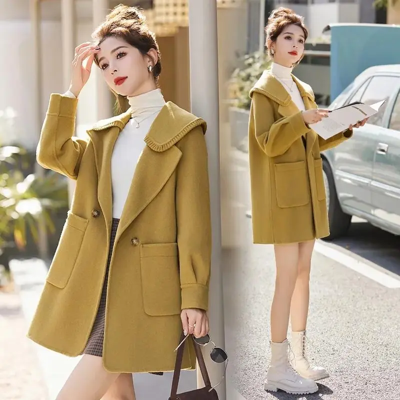时尚毛呢大衣女2025秋冬季新款高级感🌈