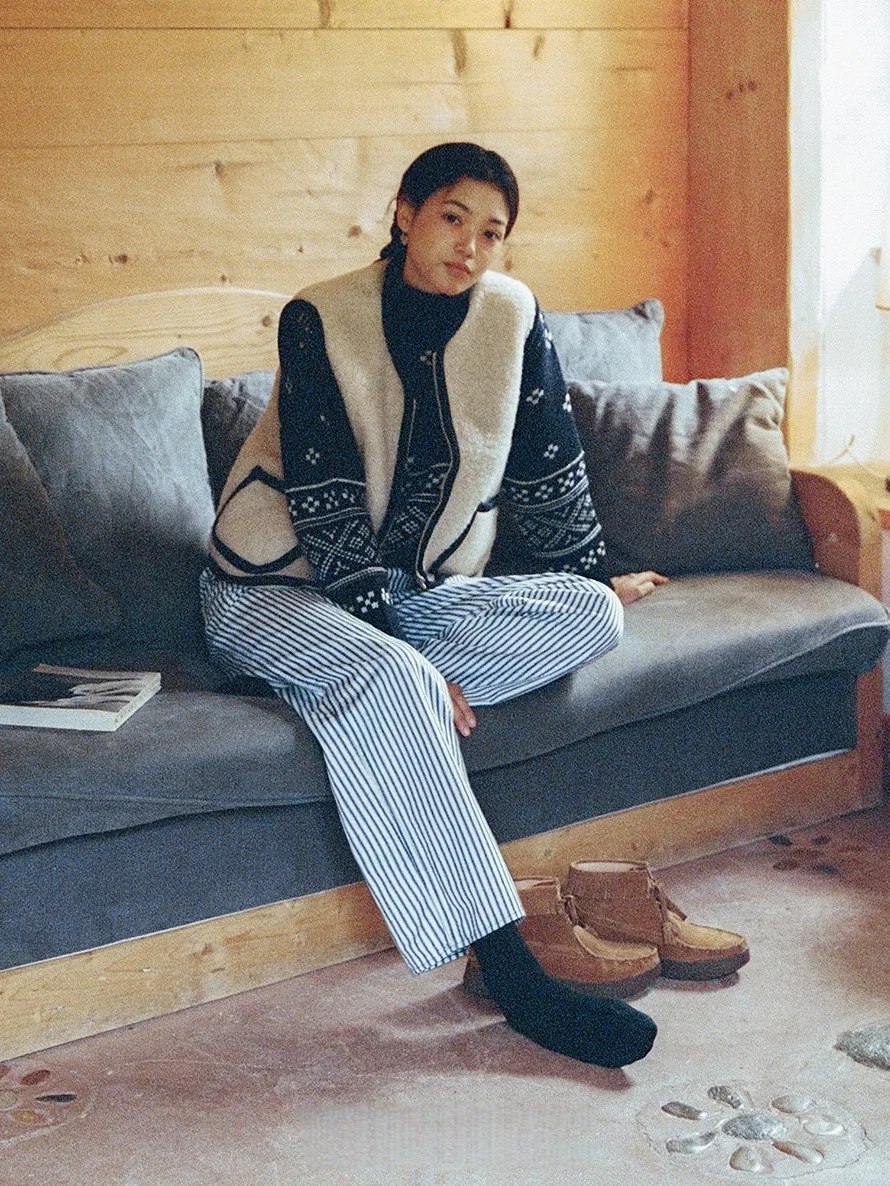 文艺范的法日混血模特美佳