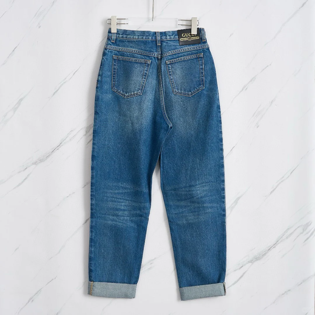 1️⃣折🥬 ⬇️Gucci女士字母刺绣牛仔裤