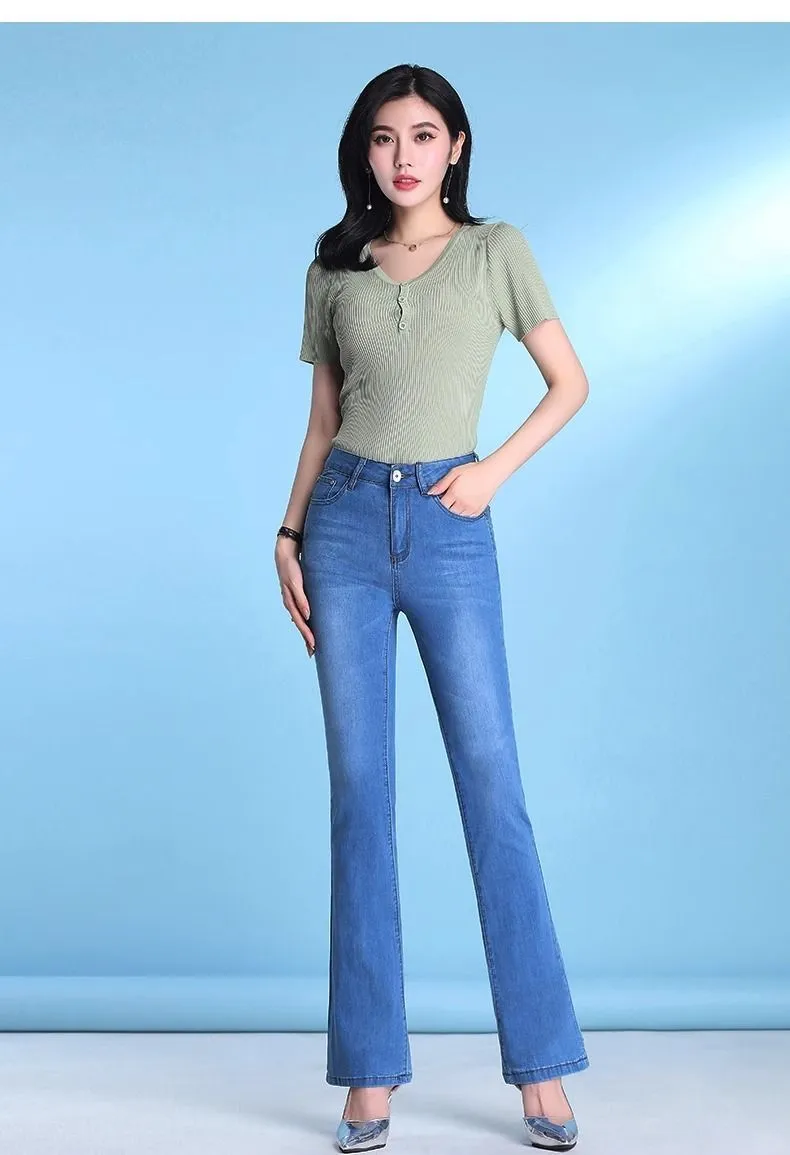 谁懂啊！这条牛仔裤真的好显腿细！！