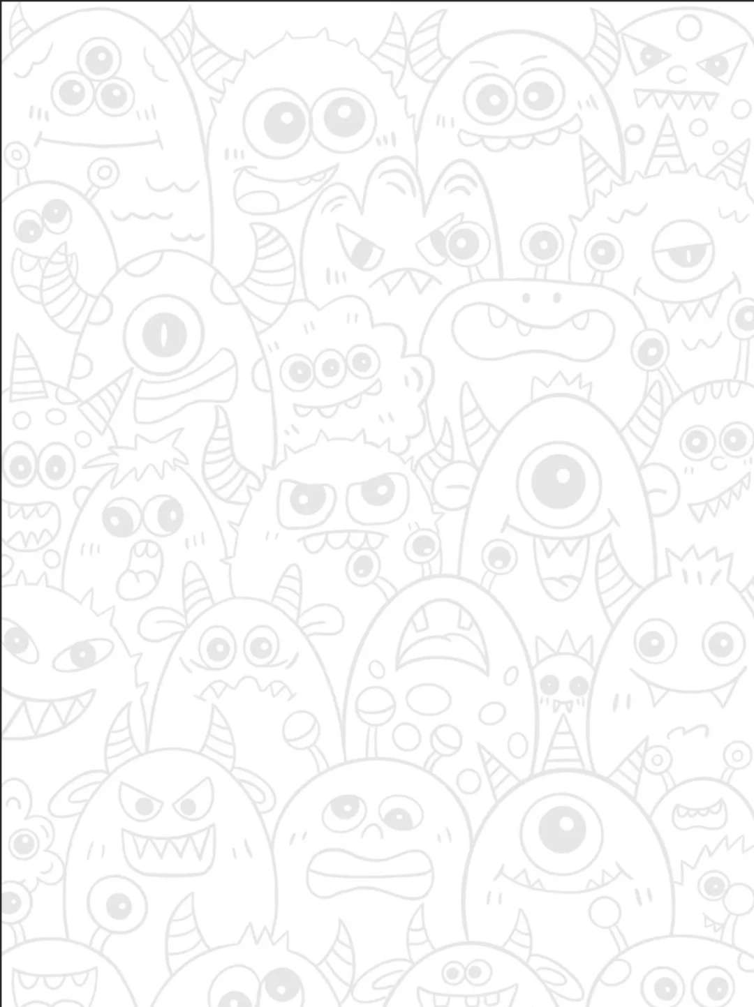 🔥 摸鱼神器68款解压线稿简笔画电子版