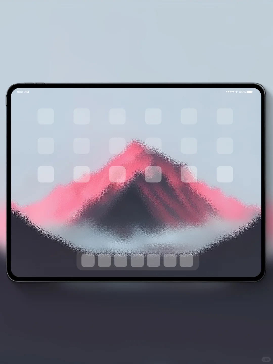 ipad&手机壁纸｜高清4K｜氛围感｜粉岭叠雾